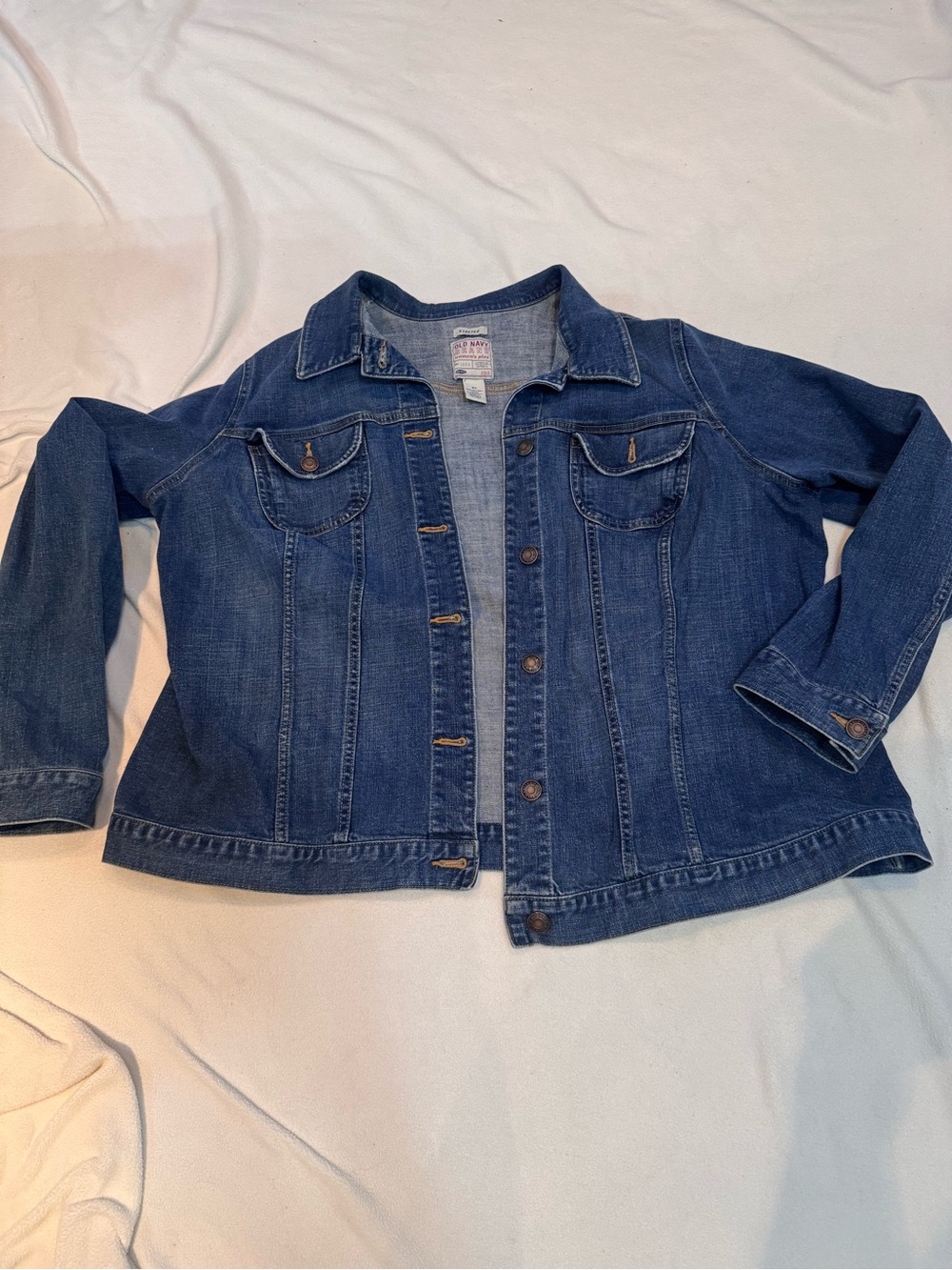 Old Navy Dark Blue Denim Trucker Jacket